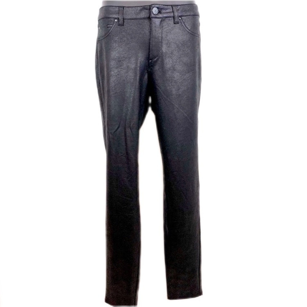 Roz & Ali faux Leather Pants, Size 10